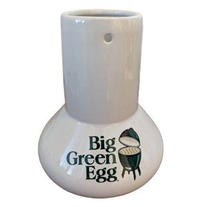 Big Green Egg Ceramic Small Chicken Roaster Beer Can Chicken Stand 4” Tall